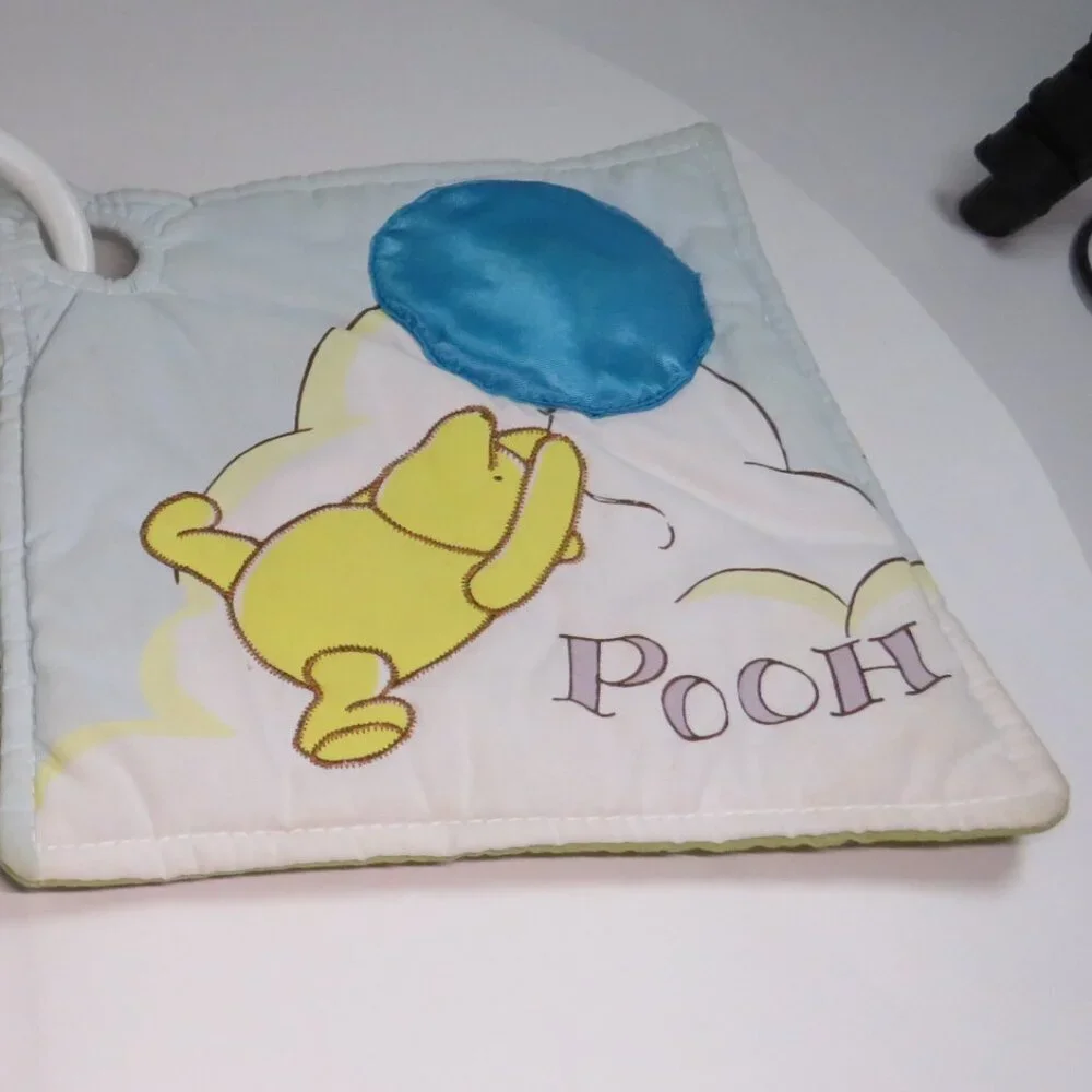 Classic Winnie the Pooh Fabric Book with rattle inside GUND